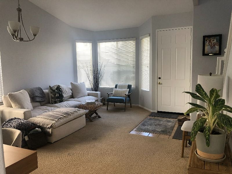front entry living room