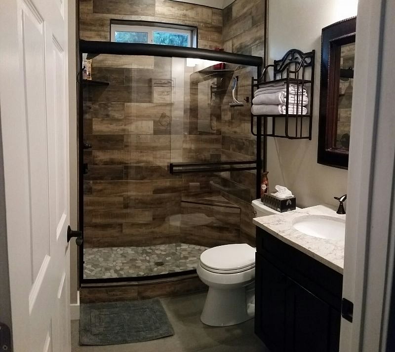 Beautiful bathroom with a spa feel
