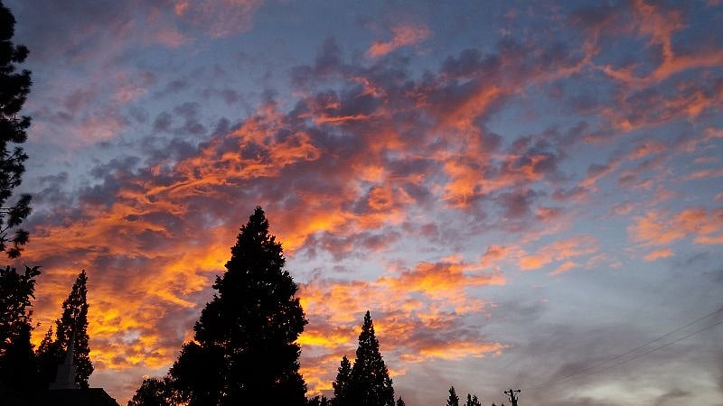 Just one of many beautiful sunsets from the front porch