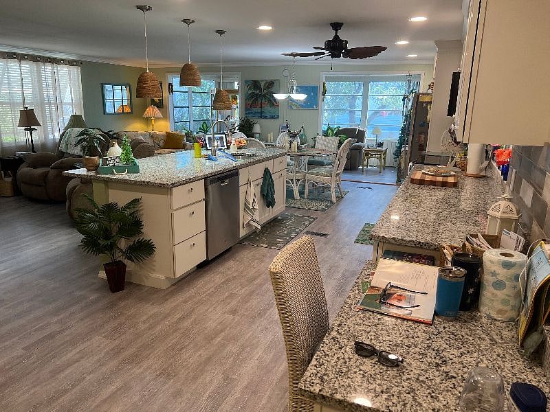 open concept kitchen
