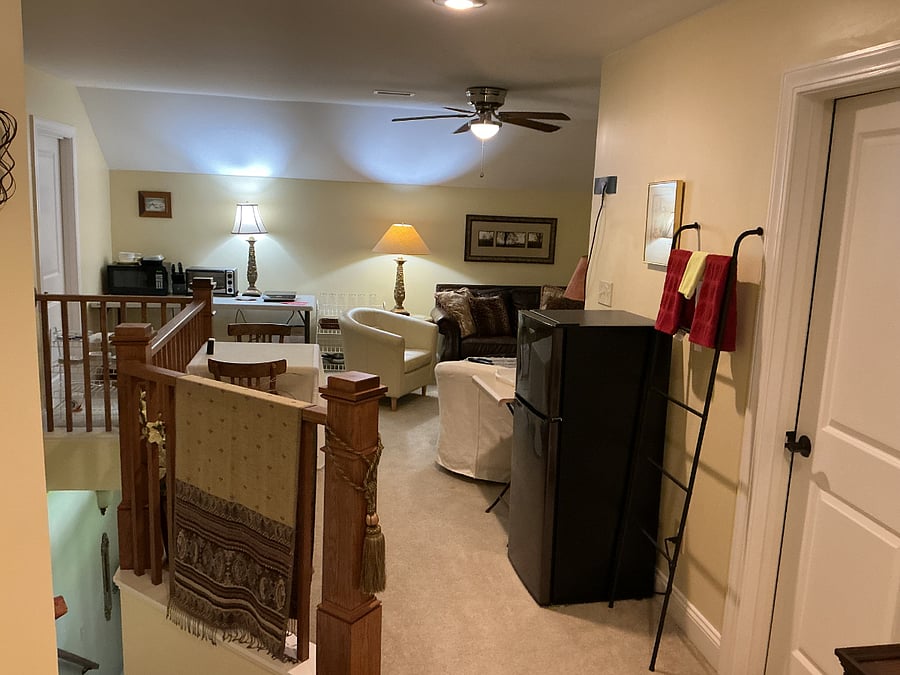 Loft - Sitting/TV and Kitchenette area