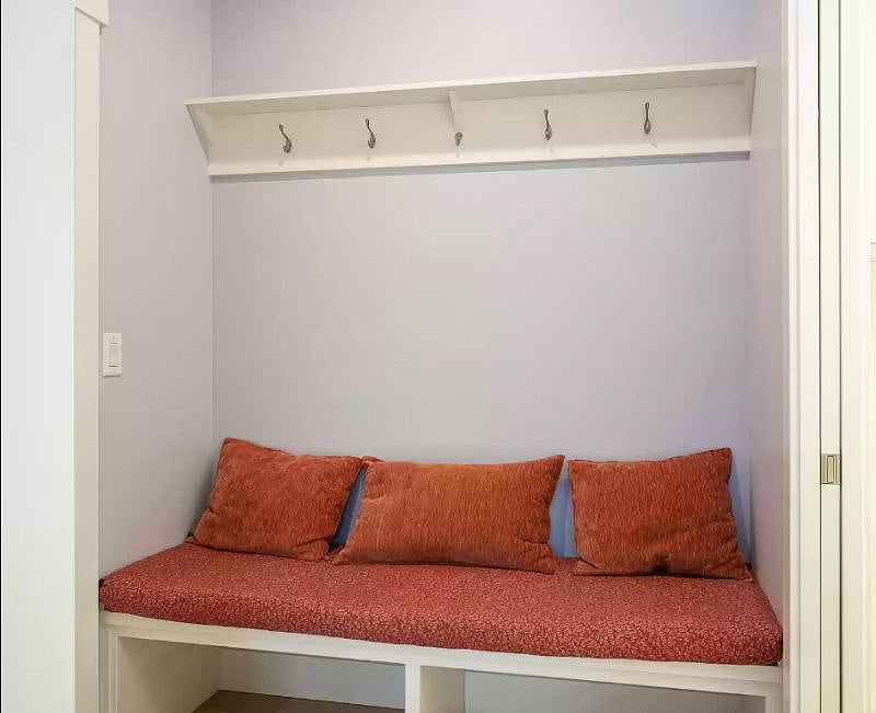 mud room from back entry