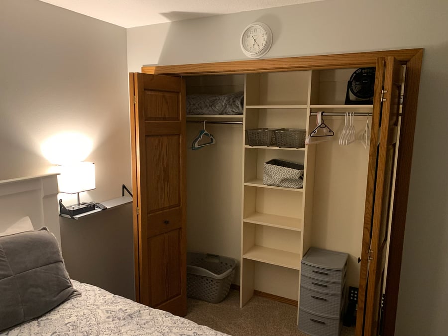 Guest bedroom closet