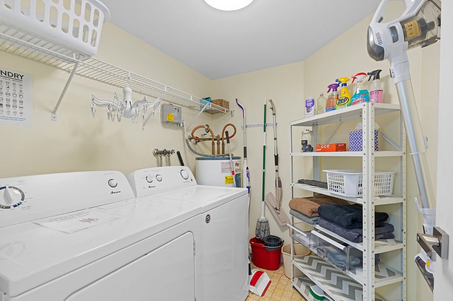 Full size, laundry and utility room