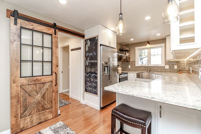 Kitchen is beautiful and functional