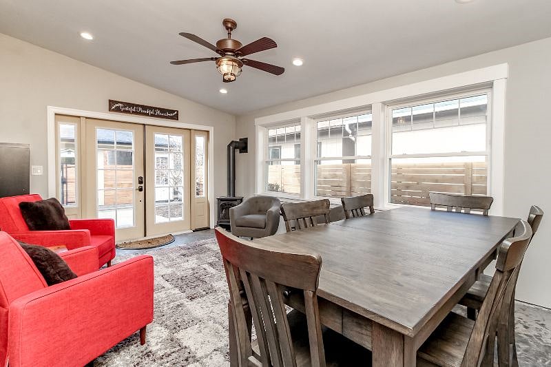 Sunroom, great for relaxing and enjoying down time.