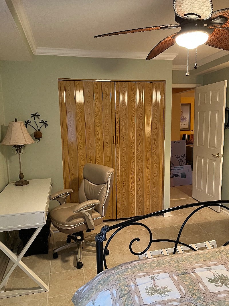 Bedroom #2 with convenient office desk.