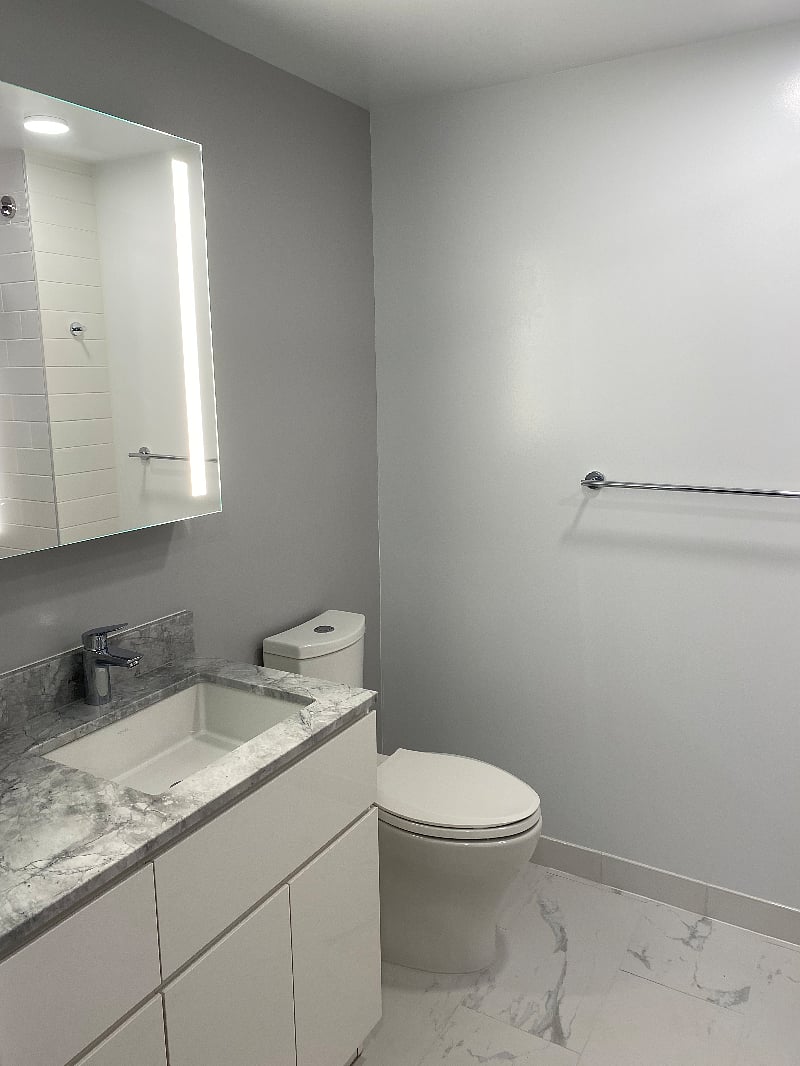 New and clean bathroom