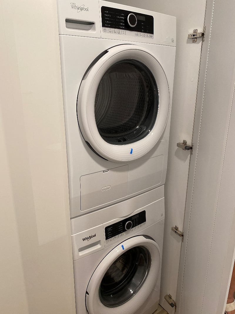 Washer and dryer