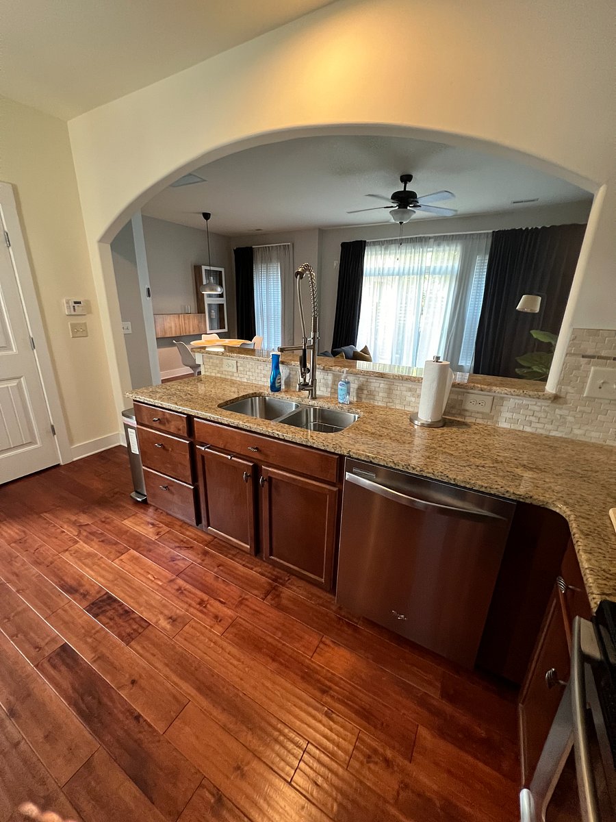 New dishwasher, fridge and garbage disposal
