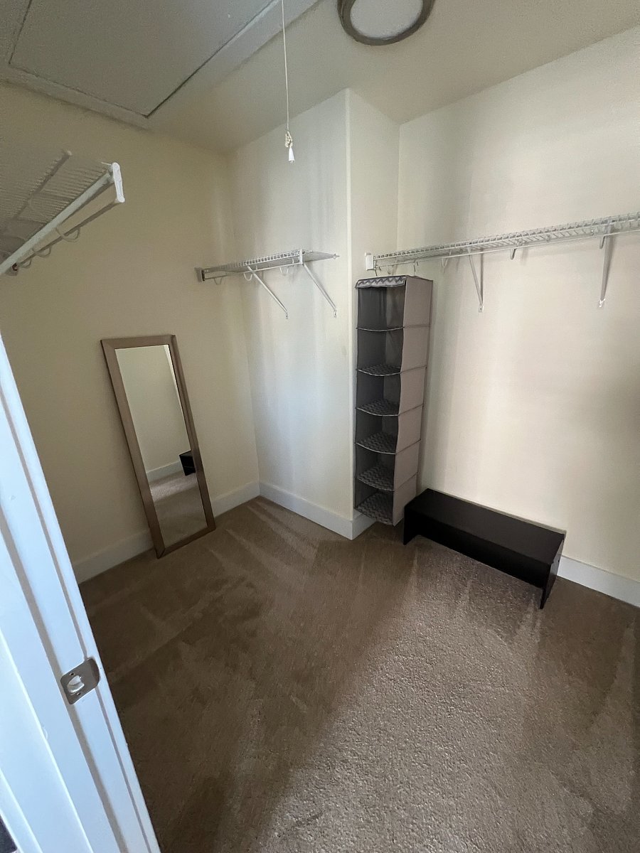 Third floor walk in closet
