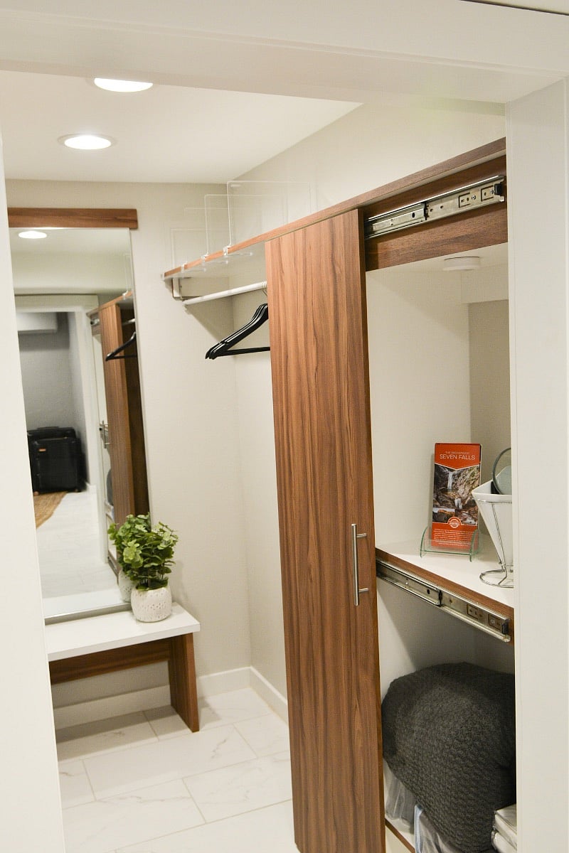 This is the other half of your custom built walk in closet.