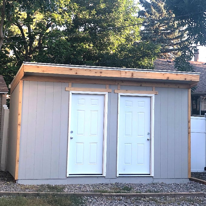 New 7' high 90' SF lockable, custom built storage unit for your personal use