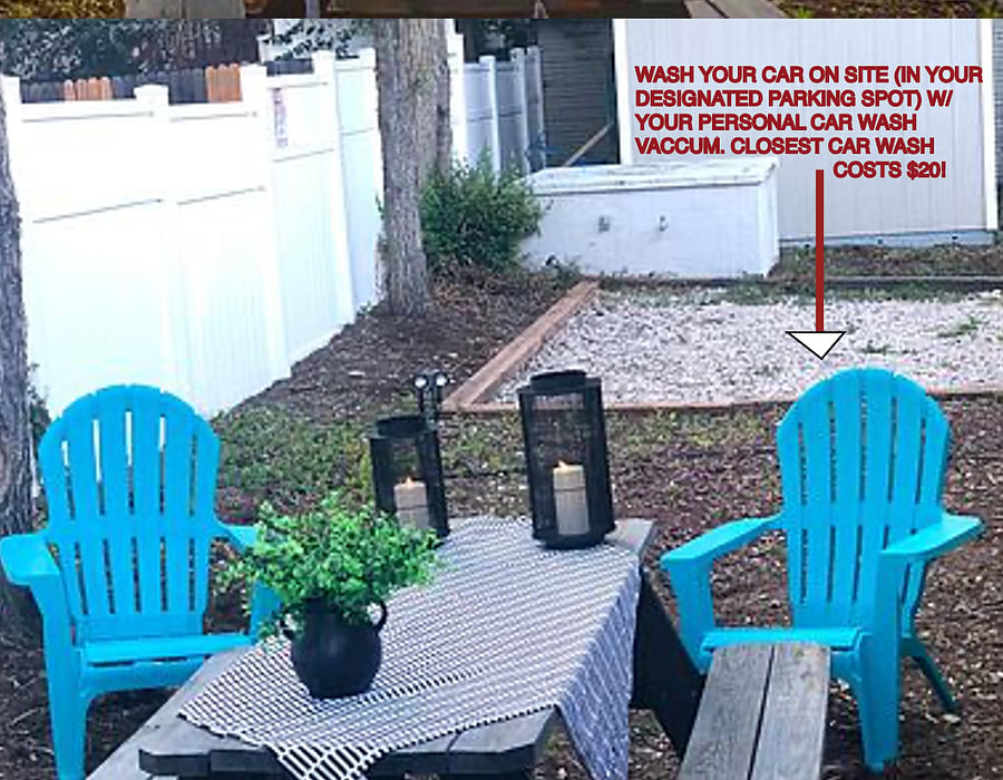 Designated parking and carwash area. Closest car wash costs $20! Read testimonial letter (slide #3) for your personal MOBILE SOLUTION FOR VEHICLE PROTECTION DURING HAIL & SNOW STORMS. Tenant suggested that landlord should sell this system for protecting cars!