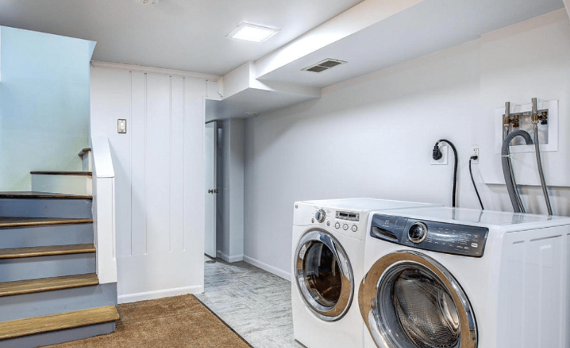 Complimentary new Electrolux washer and dryer