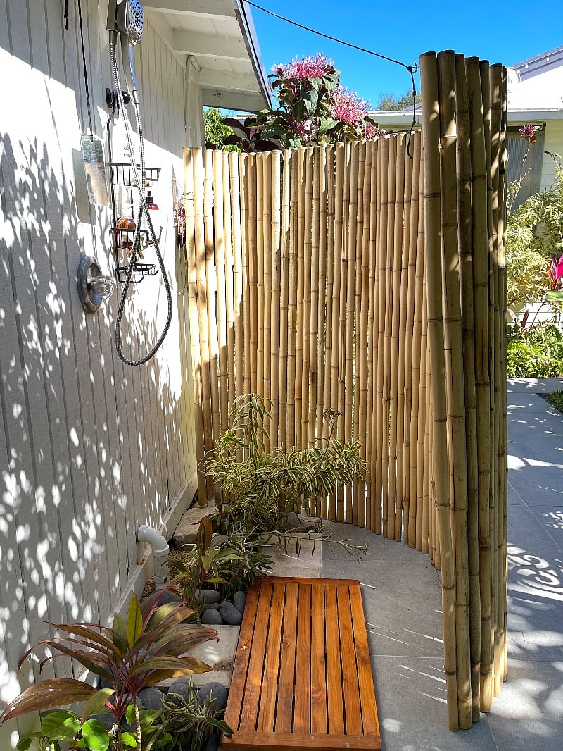 outdoor shower