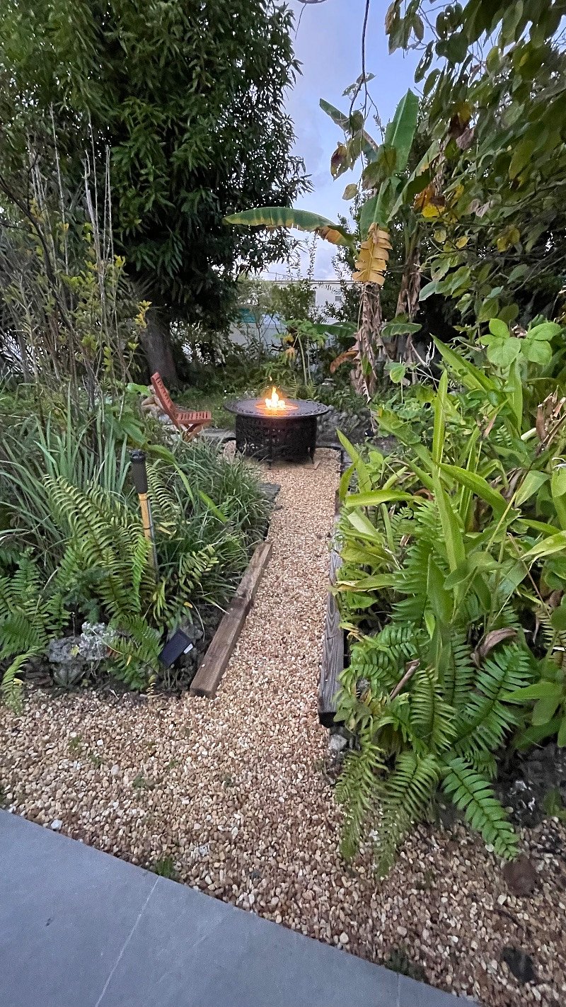 garden fire taable