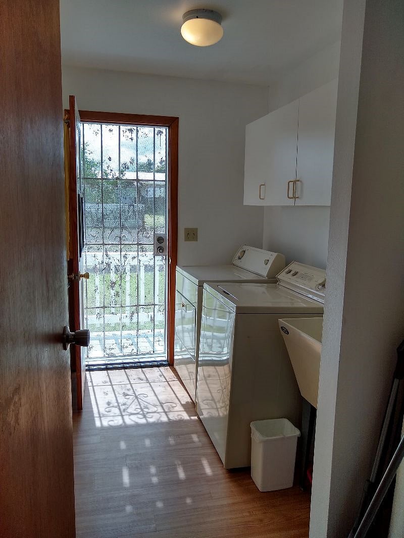 Laundry room, back door
