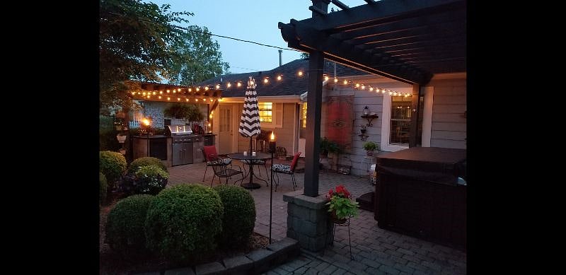 Night on the patio