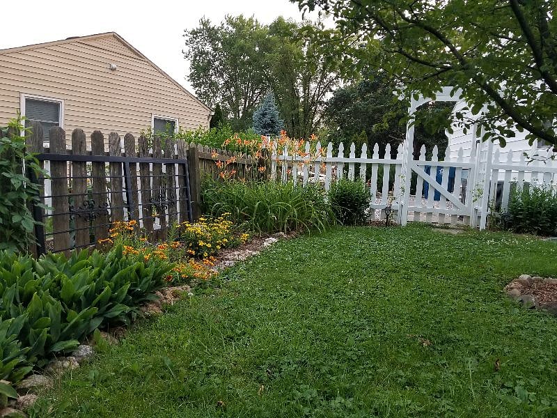 Entry gate into the backyard, and ultimately, to your entry door on the patio