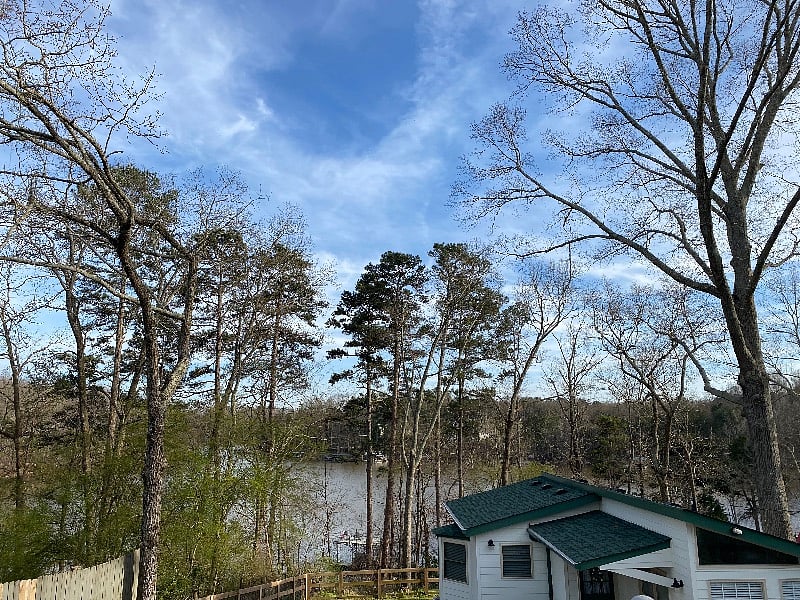 Winter view from Deck