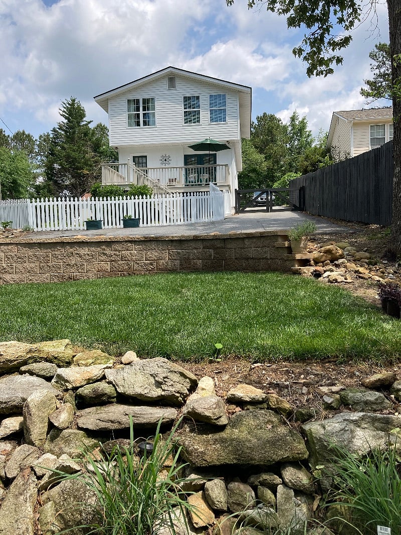 View of the back of house