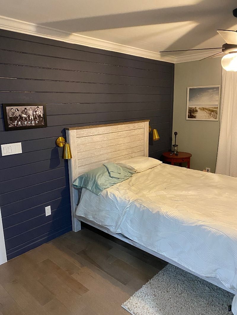 Bedroom with ample closet space