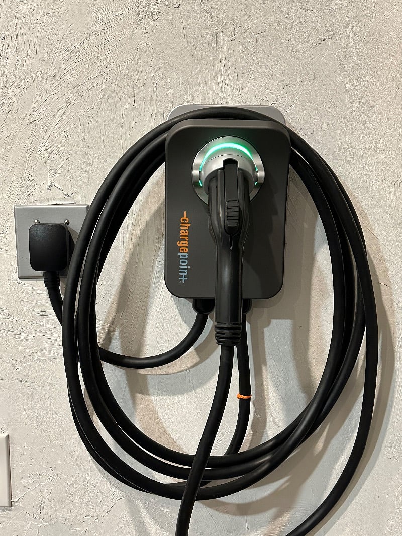 EV Charger Available for use on property.  