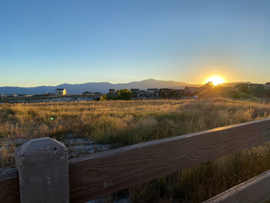 A gorgeous photo taken by one of our guests on their walk from our place!