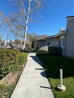 Walkway down to the condo.