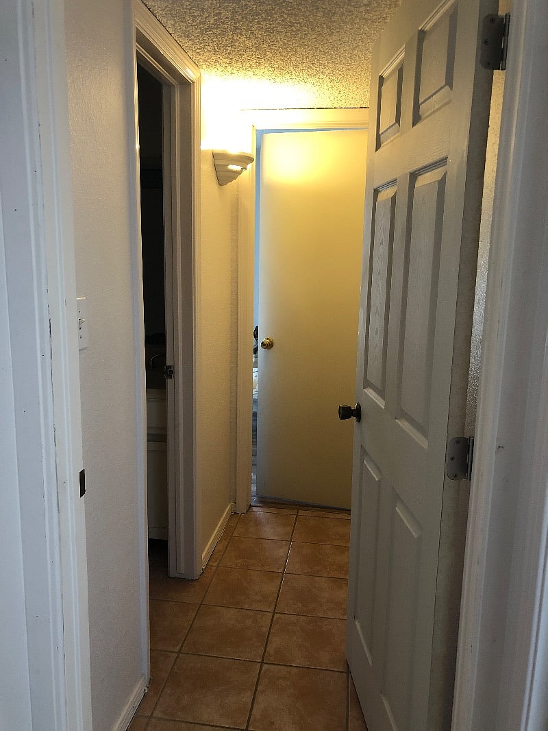 Private hallway to your room and bathroom