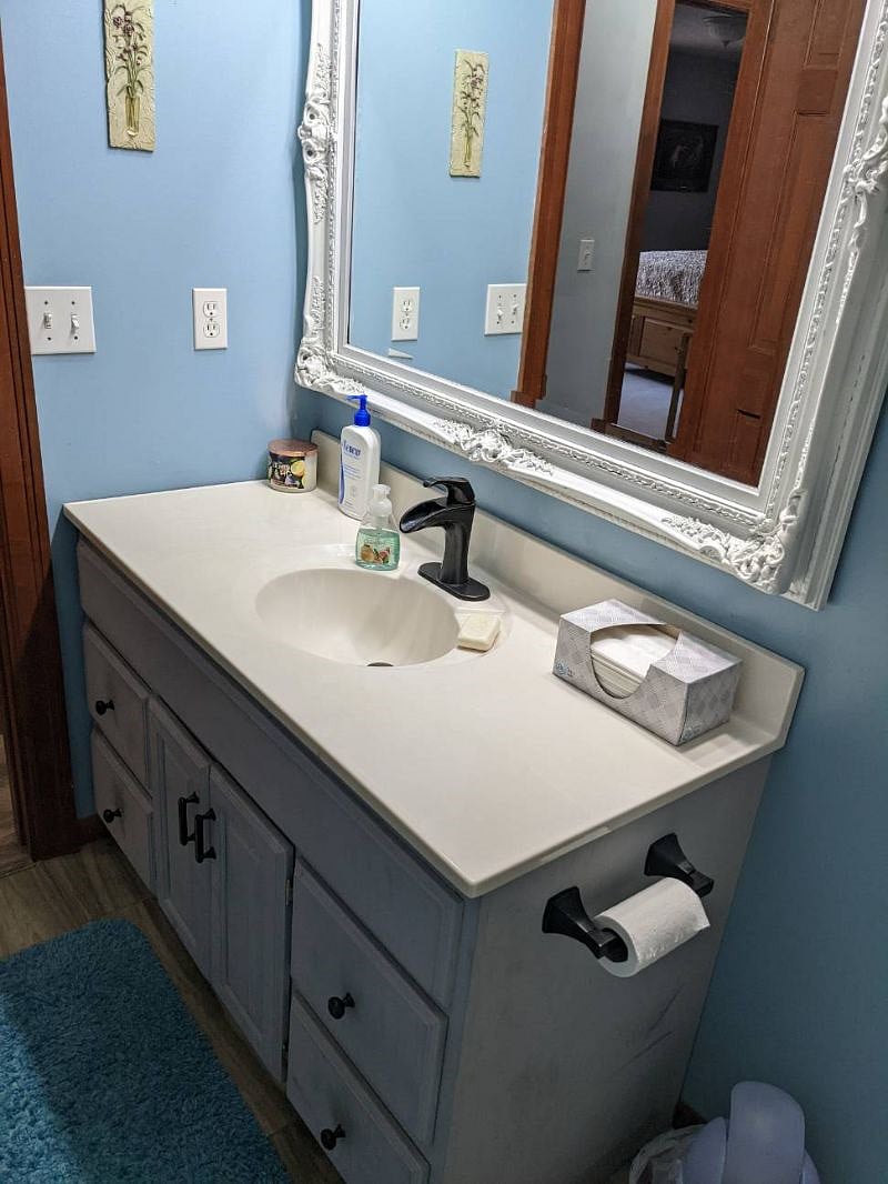 Your bathroom vanity, plenty of space for storage