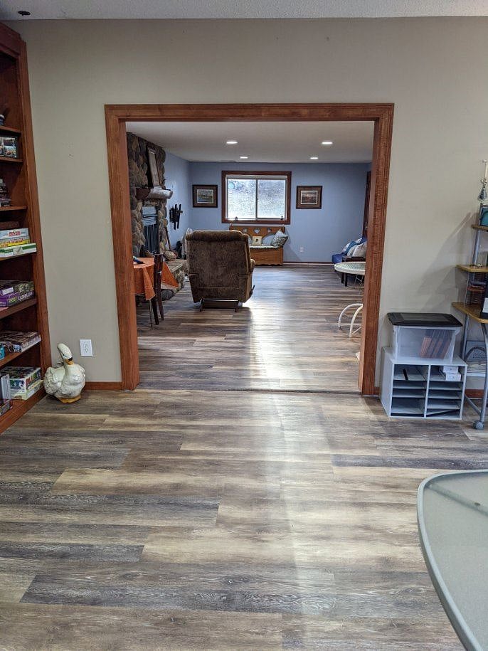 From the office/library facing your dining and living room