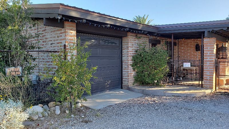 Garage and Front Entrance