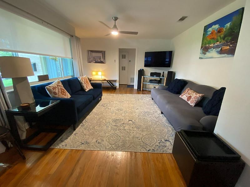 Living Room with Smart TV