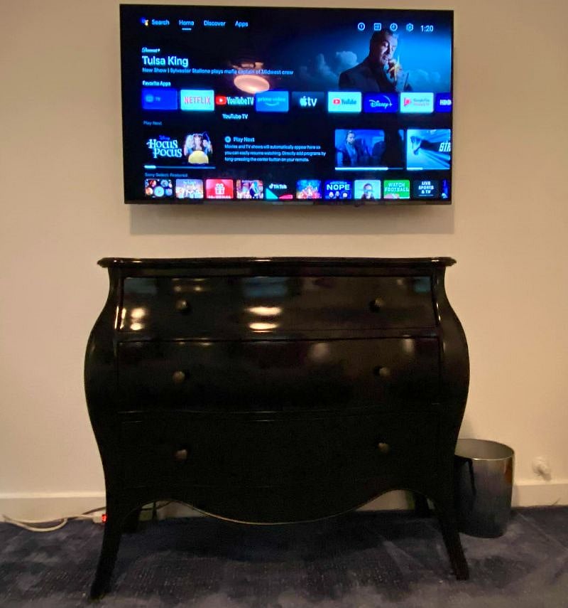 Master Bedroom with Smart TV