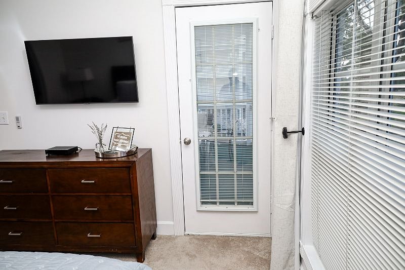 Master Bedroom: Access to Balcony