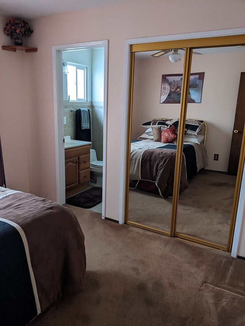 #1 bedroom has attached bath
