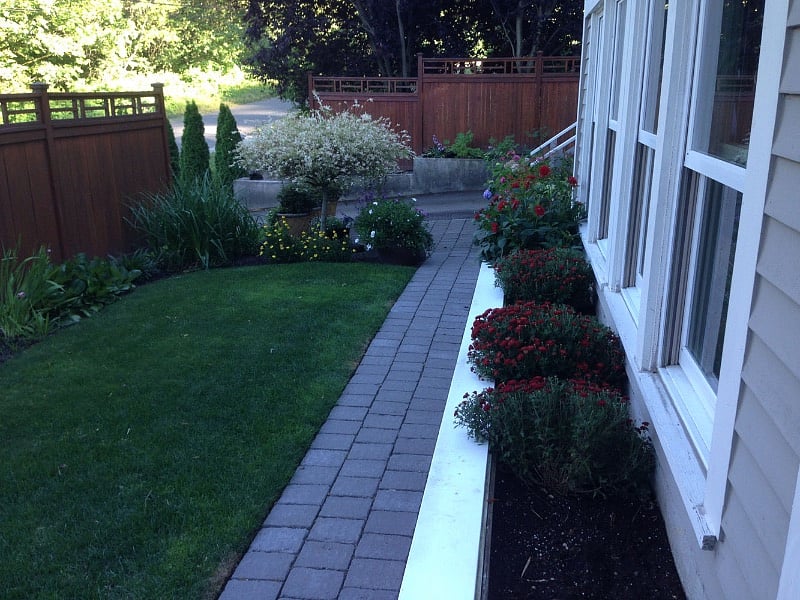 Shared private yard outside your windows.