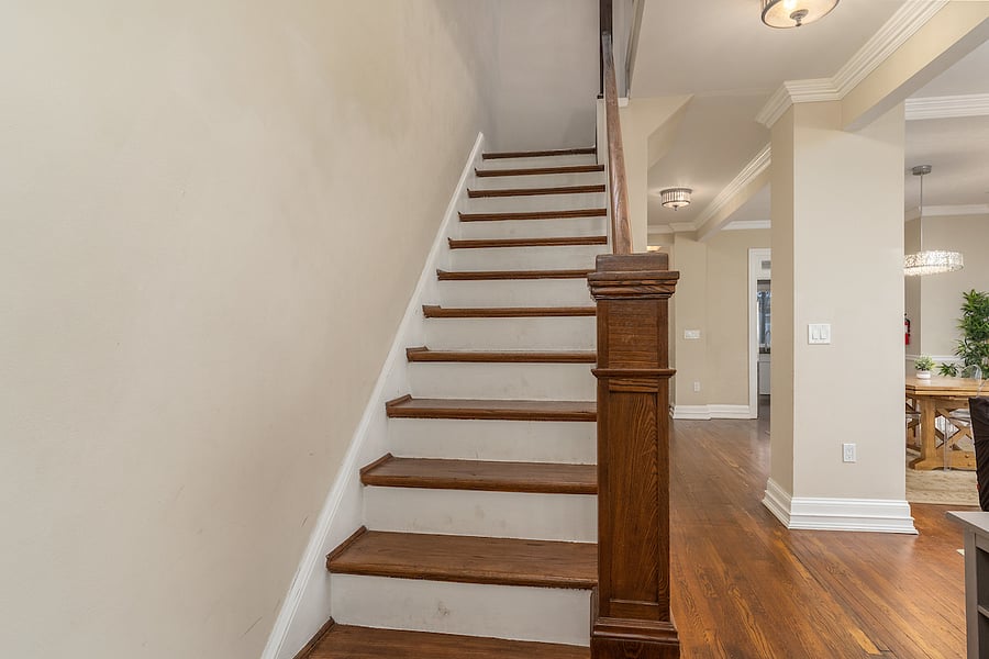 first to second floor staircase