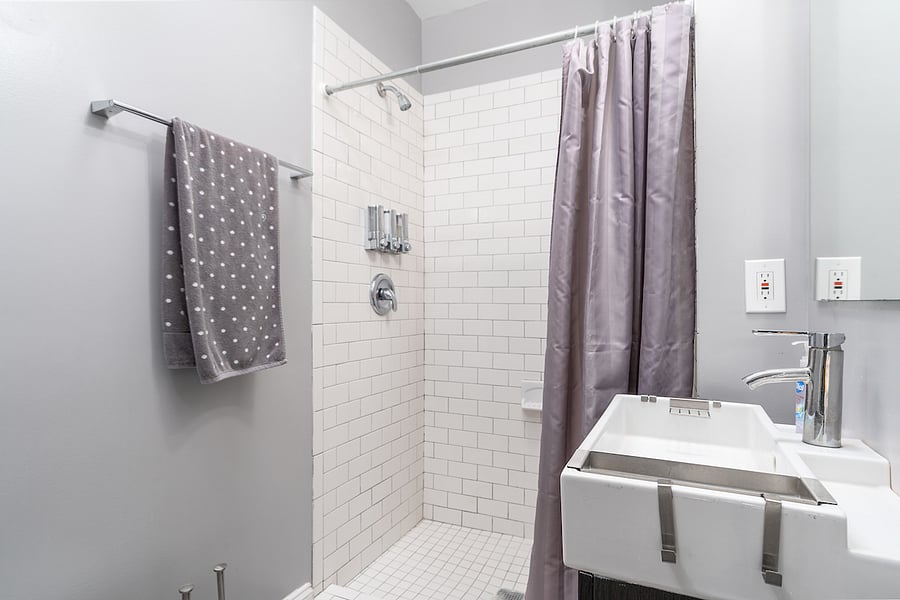 ensuite bathroom in second floor master bedroom