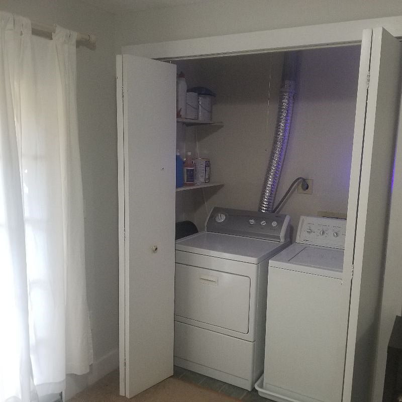 A SHARED laundry is in your area for maximum convenience.