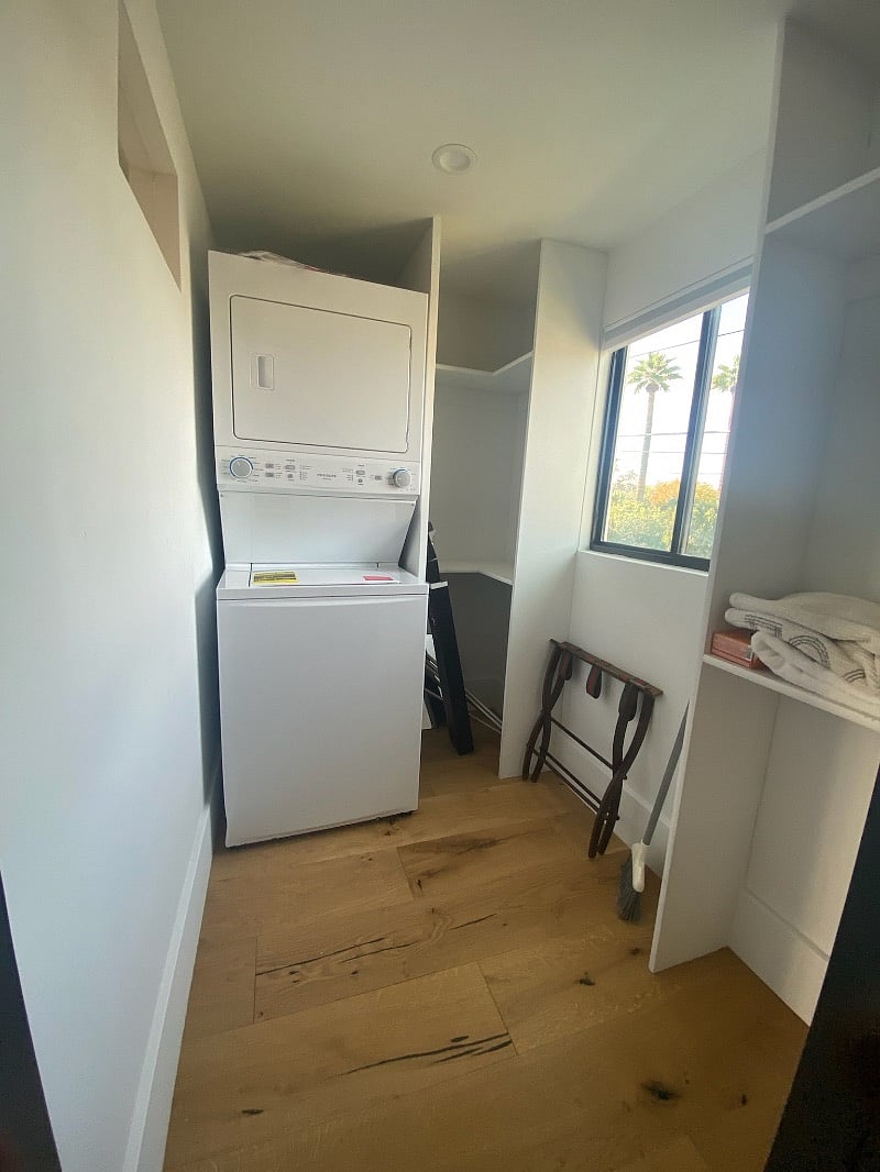 Laundry and closet