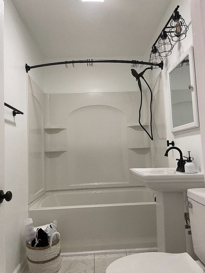 Newly remolded bathroom
