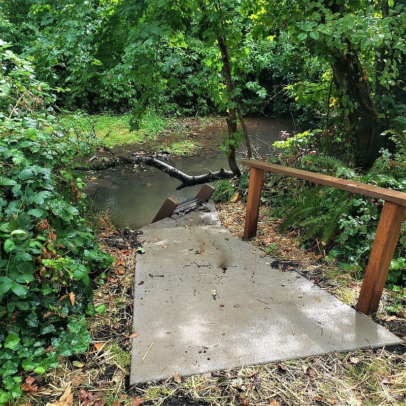 Private access to Silk Creek.