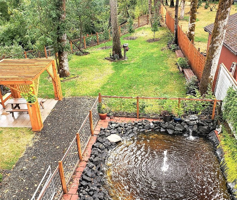 SW aerial view of private park.