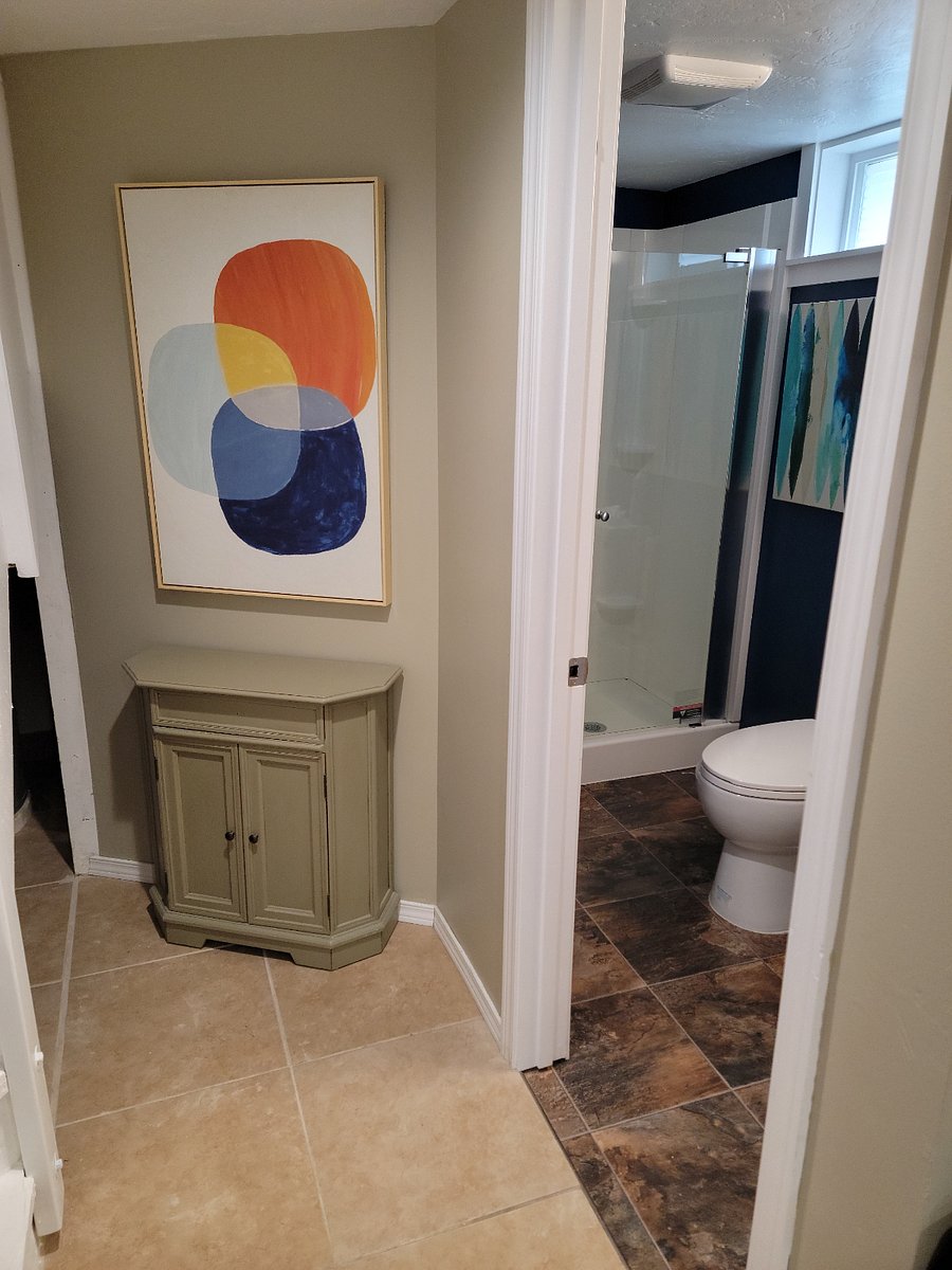 Entrance to Newly Remodeled Bathroom