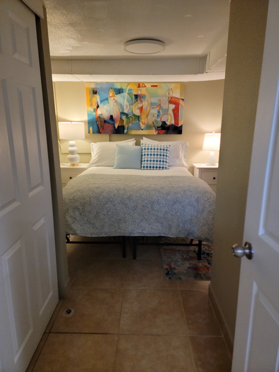 Double Closet in Bedroom in Addition to a Full Chest of Drawers