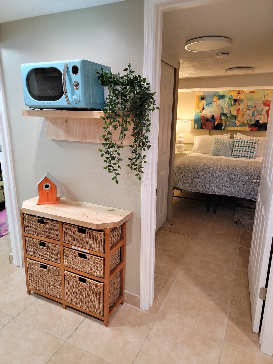 Doorway to Bedroom featuring a queen bed