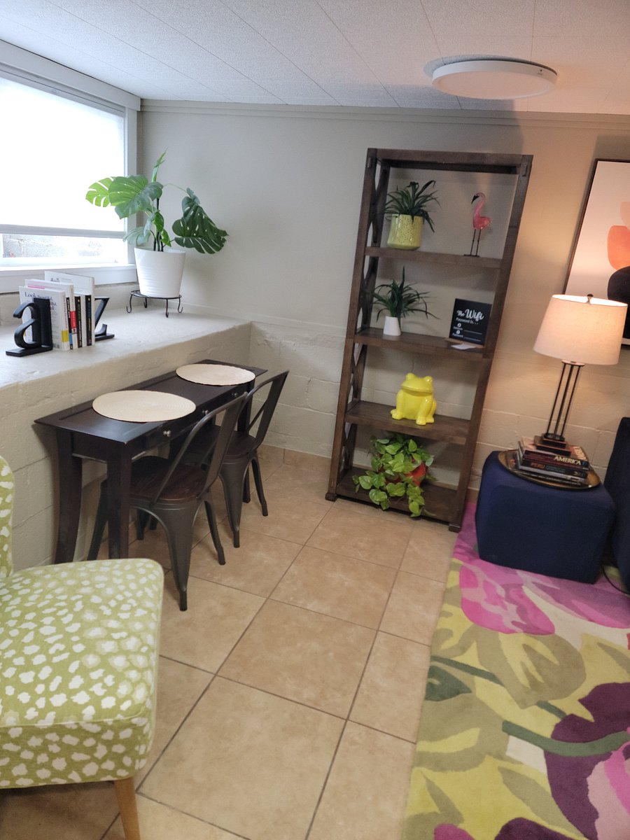 Dining Area with Large Exterior Window for lots of Natural Light